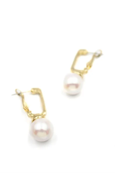 LitaeTrend İncili Küpe - Beyaz ürün görseli