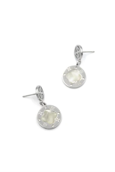 LitaeTrend VC Yonca Küpe - Gümüş - Resim 2