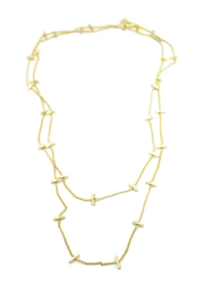 LitaeTrend Çubuk Kolye - 90cm - Altın - Resim 2