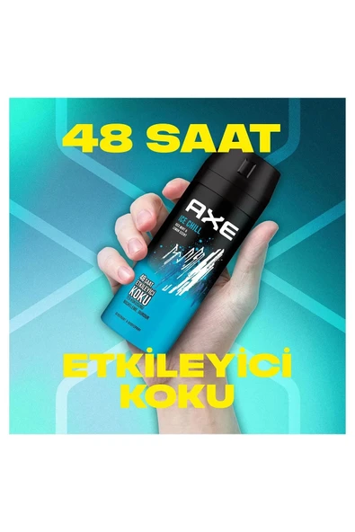 LitaeTrend 3 Adet Axe Ice Chill Erkek Deodorant Sprey 150 ml - 4