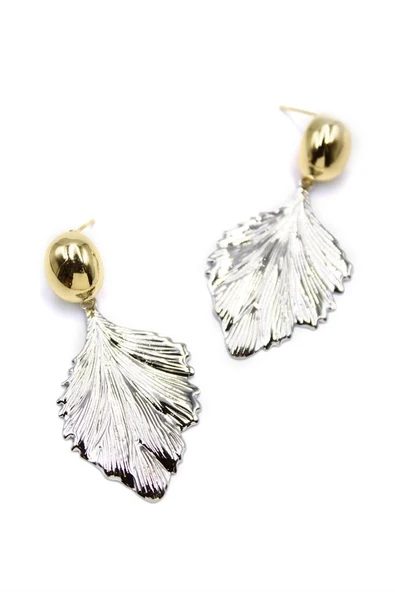 LitaeTrend Metal Küpe - ÇOK RENKLİ - Resim 2