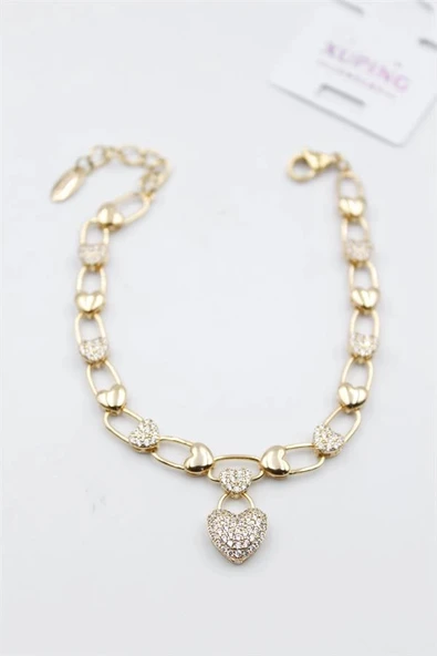 LitaeTrend Taşlı Vip Bileklik - Rose - Resim 2