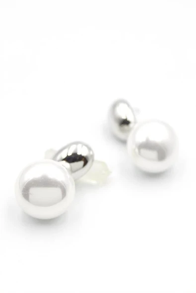 LitaeTrend İncili Küpe - Gümüş ürün görseli 1