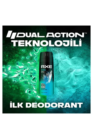 LitaeTrend 3 Adet Axe Ice Chill Erkek Deodorant Sprey 150 ml - 5