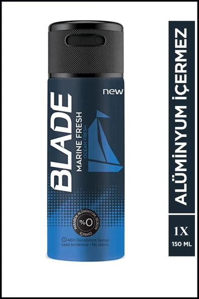 LitaeTrend Blade Marine Fresh Erkek Deodorant Sprey 150 ml - 1