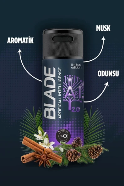 LitaeTrend Blade Artificial Intelligence 2.0 Deodorant 150mL - 2