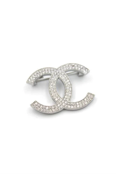 LitaeTrend CC Broş - Gümüş - Resim 2