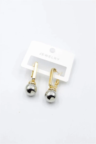 LitaeTrend Top Küpe - Gümüş ürün görseli 1