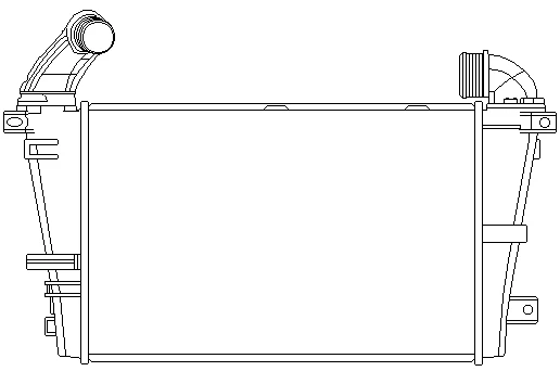 TURBO RADYATÖRÜ 345900 ASTRA-H (523x328.6x27) 13231458 6302082 ürün görseli