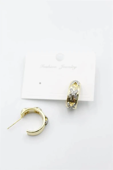 LitaeTrend Xox Küpe - Altın ürün görseli 1