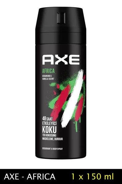 LitaeTrend Axe Africa Erkek Deodorant Sprey 150 ml - 1