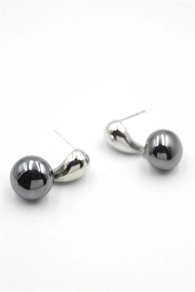 LitaeTrend İncili Küpe - Gümüş ürün görseli 1