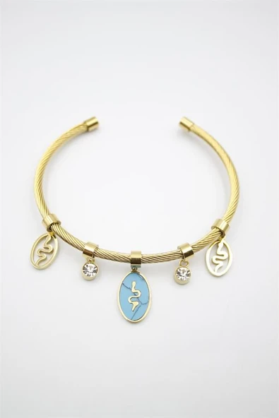 Yılan Örgü Bilezik - Altın ürün görseli