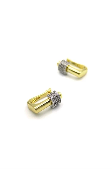 LitaeTrend Taşlı Küpe - Altın ürün görseli 1