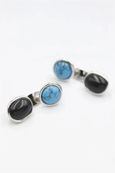 LitaeTrend Taşlı Küpe - Gümüş ürün görseli 1