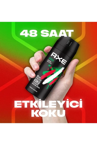 LitaeTrend 2 Adet Axe Africa Erkek Deodorant Sprey 150 ml - 5