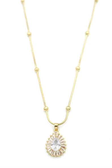 LitaeTrend Taşlı Kolye - Altın ürün görseli 1