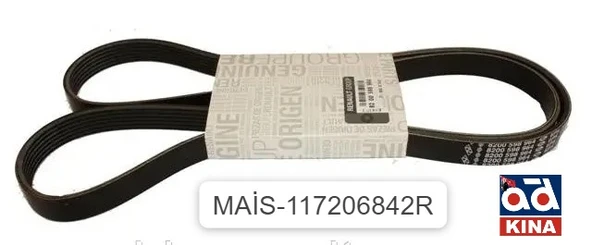 KANALLI V.KAYIŞI 8200598964 LOGAN SANDERO DUSTER 10-> 1.4-1.6 +AC 117206842R ürün görseli