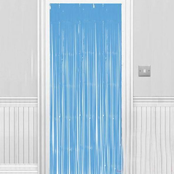 Soft Açık Mavi Renk Duvar ve Kapı Perdesi 100x220 cm