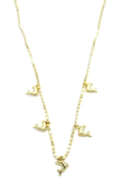 LitaeTrend Ezme Zincir Charm Kolye - Altın ürün görseli 1