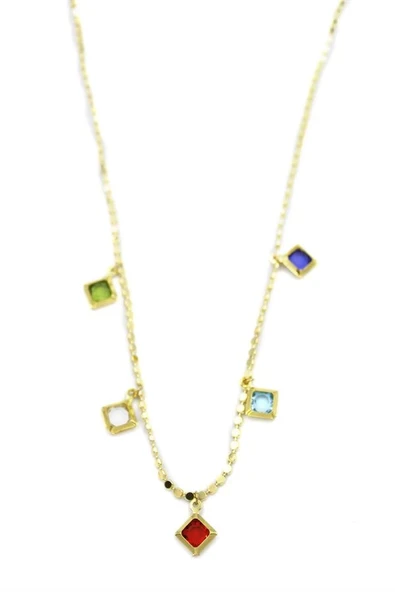 LitaeTrend Ezme Zincir Charm Kolye - Altın ürün görseli 1