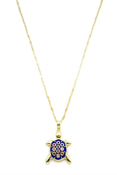 LitaeTrend Kaplumbağa Kolye - Altın ürün görseli 1