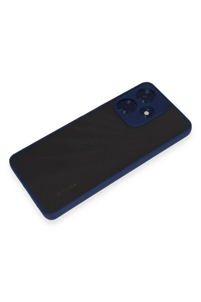 TNR İnfinix Hot 30 4G Kılıf Montreal Silikon Kapak - Lacivert - 4