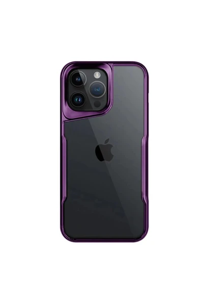 TNR iPhone 16 Pro Kılıf Boyi Silikon Kapak - Derin Mor