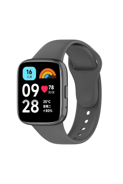 TNR Xiaomi Redmi Watch 3 Active Klasik Kordon - Füme