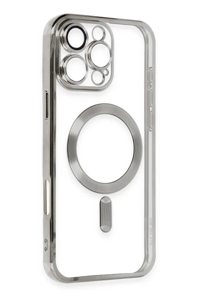 TNR iPhone 16 Pro Max Kılıf Kross Magneticsafe Kapak - Titan Gri - 2