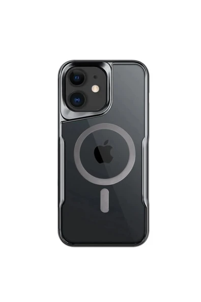 TNR iPhone 11 Kılıf Boyi Magsafe Silikon Kapak - Titan Gri