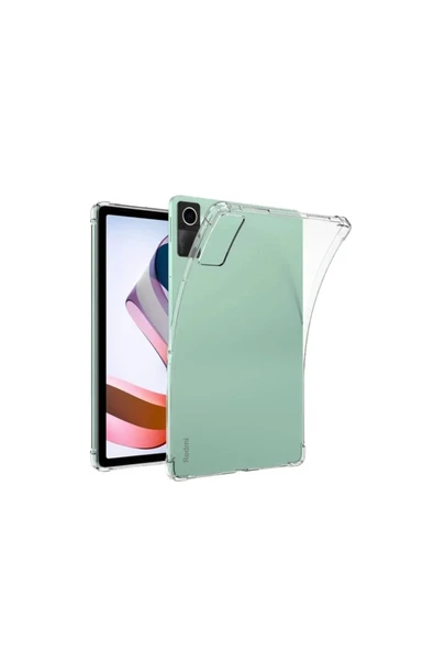 TNR Xiaomi Redmi Pad SE 4G Kılıf Anti Shock Tablet Silikon - Şeffaf - 3