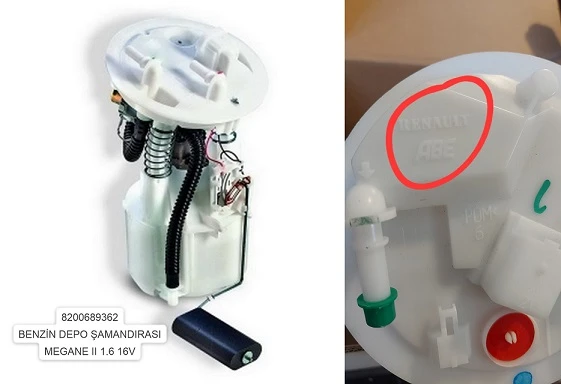 DEPO ŞAMANDIRASI 8200689362 MEGANE-II 1.6-16V (8200130191) 8200689362 8200130191 ürün görseli