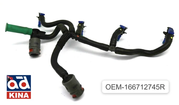 ENJEKTÖR GERİ DÖNÜŞ HORTUMU 166712745R MEGANE-IV SYMBOL 1.5 DCI K9K (EURO6) 166712745R ürün görseli