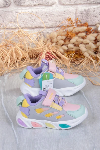 Vicco 346.P25K.227 Lamb Gümüş Işıklı Kız Çocuk Ayakkabı - Resim 2