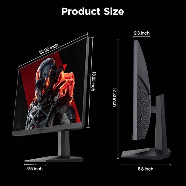 Koorui 1ms 180Hz 24.5" 1920x1080 FHD Gaming Monitör 25E3A - 4