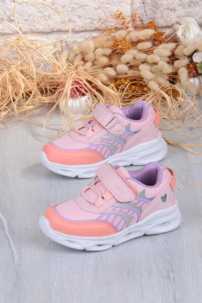 Vicco 346.P25K.263 Most Pudra Işıklı Kız Çocuk Ayakkabı - Resim 3