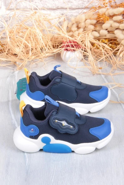 Vicco 346.P24K.335 Gum Lacivert Işıklı Erkek Çocuk Ayakkabı - Resim 2