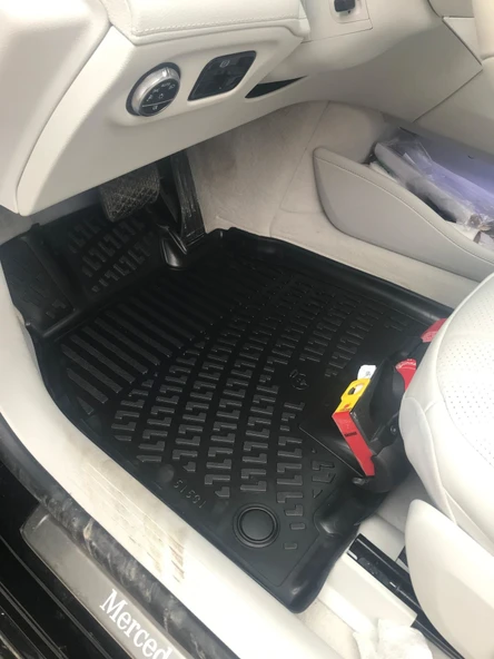 Rizline Mercedes EQE 2022 Sonrası 3D Havuzlu Paspas ve Bagaj Havuzu Set Siyah - Resim 2