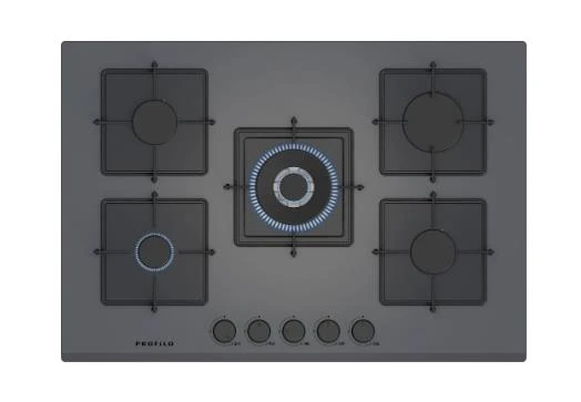 PROFİLO ON28Q9P10D ANKASTRE GRİ.CAM 5 GÖZ.WOK. OC. ürün görseli