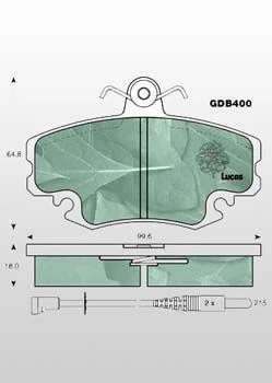 DİSK BALATA ÖN Z1526PS R9 R11 R21 MEGANE TWINGO 7701209639 ürün görseli