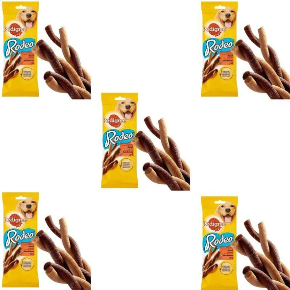 Pedigree Rodeo Biftekli Köpek Ödülü 70 Gr x 5 Adet ürün görseli 1