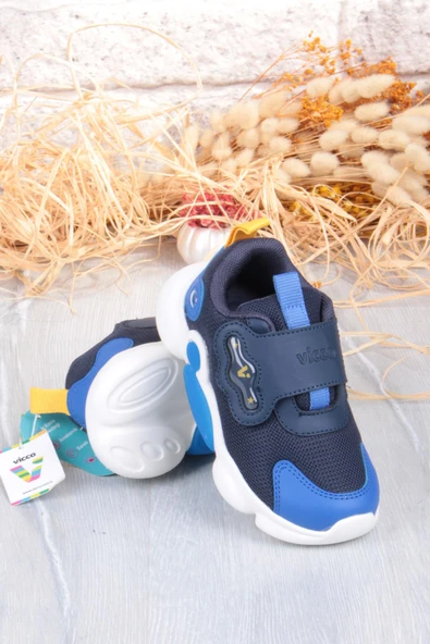 Vicco 346.P24K.335 Gum Lacivert Işıklı Erkek Çocuk Ayakkabı - Resim 4