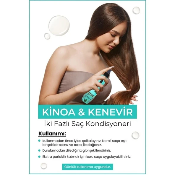 Morfose Çift Fazlı Kinoa İçeren Fön Suyu 240 ml - Resim 4