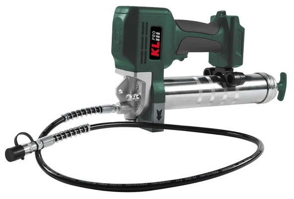 KLPRO KLGT18 18-50 5 AMPER Volt Batarya seviyesini ve Gres Seviyesini Gösteren LCD Ekranlı Led Işıklı Şarjlı Gres Tabancası ürün görseli