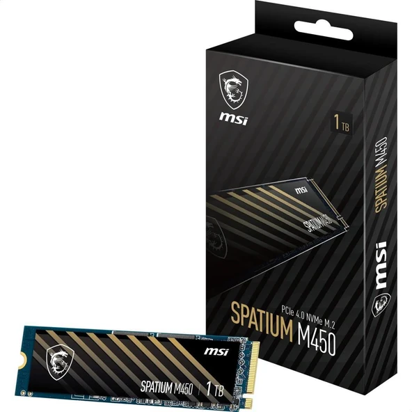 MSI Spatium M450 1TB 3600-3000MB/s M.2 SSD - 3