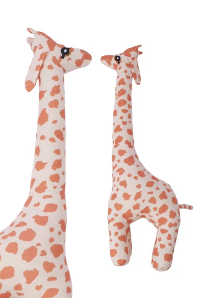 Peluş Zürafa Oyuncak Çocuk Odası Hediyelik Dekorasyon Uyku ve Oyun Arkadaşı - 6