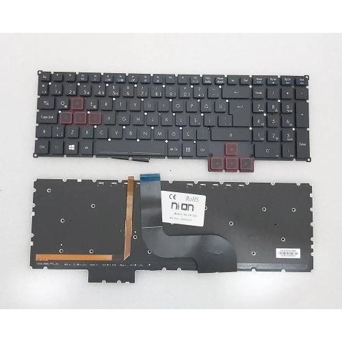 Nion Acer Predator G9-793 Notebook Klavye (Siyah TR Aydınlatmalı) ürün görseli 1