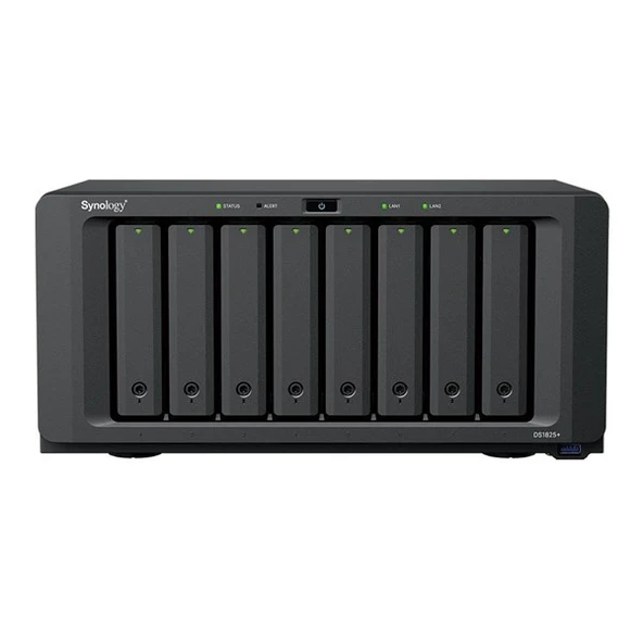 SYNOLOGY DS1825 PLUS RYZEN V1500B 8GB RAM- 8-diskli Nas Server (Disksiz) ürün görseli