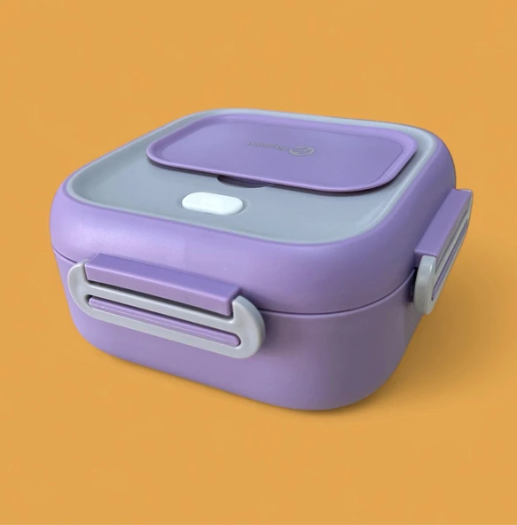Fixpoint Paslanmaz Çelik Yemek Saklama ve Taşıma Kabı Mor 750 ml P-1407